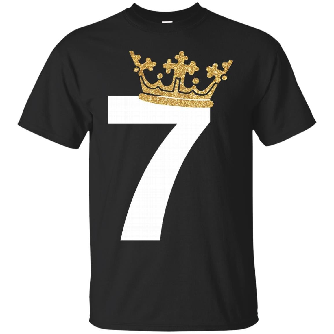  7th Birthday Boy Prince Crown T-shirt