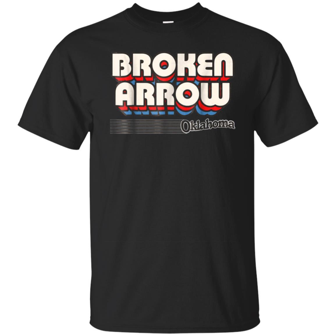 Vintage Broken Arrow, Oklahoma Retro Stripes T Shirt