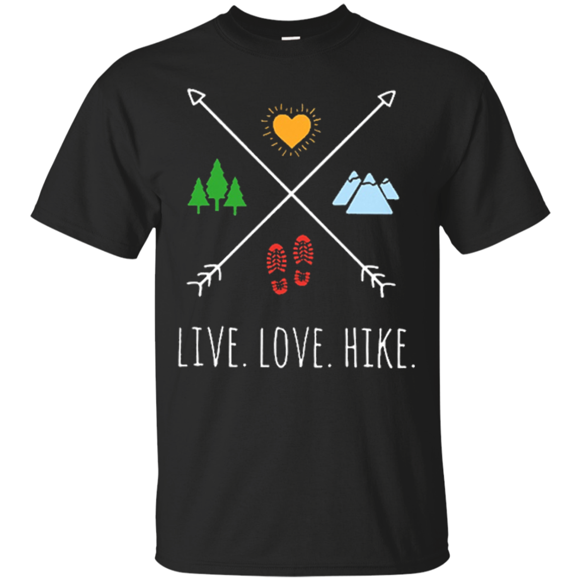 Live-love-hike-t-shirt