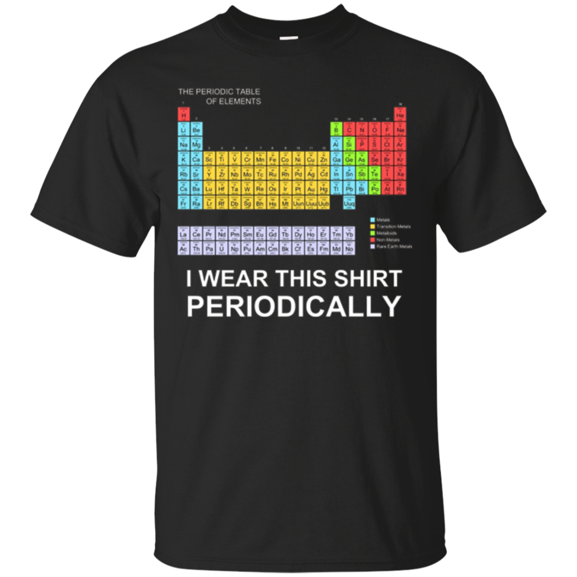 I Wear This Shirt Periodically T-shirt Funny Science Tshirt