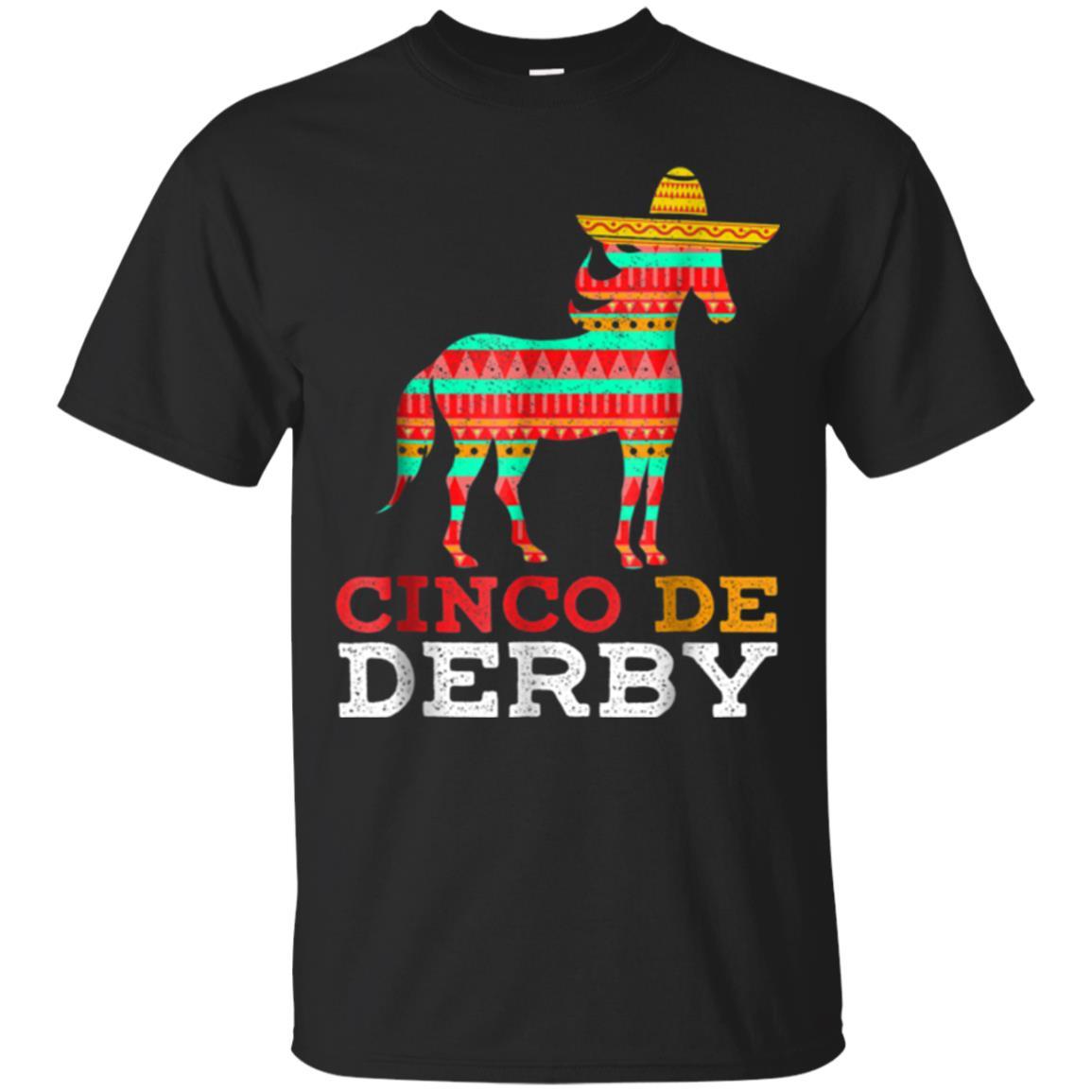 Cinco De Derby Floral Ky Horse Race Cinco De Mayo Tshirt