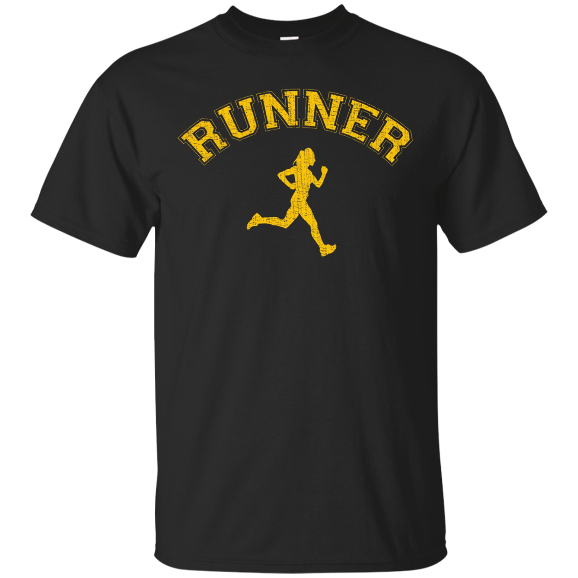 College-style Classic Runner Girl T-shirt