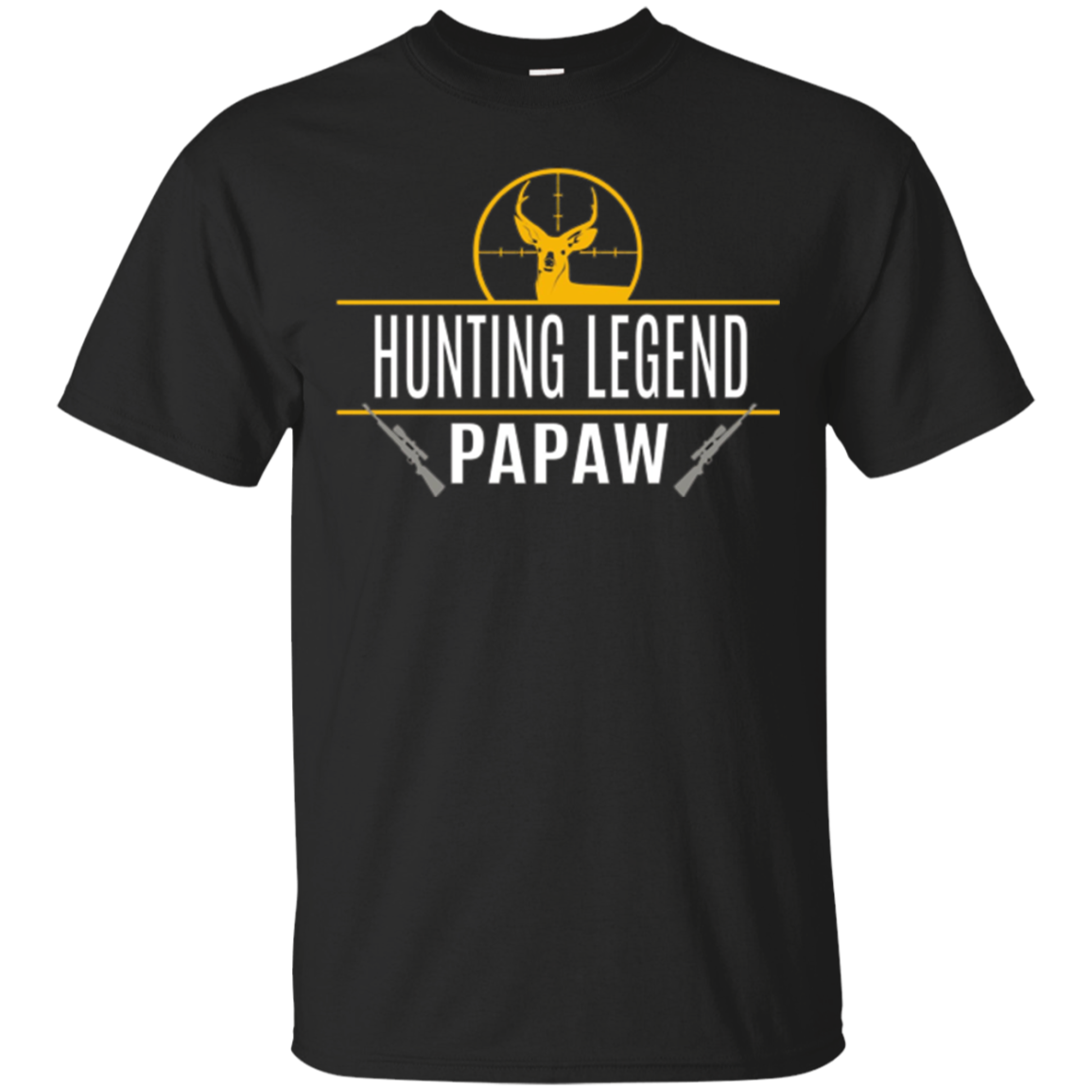 S Papaw Hunting Legend Grandfather T-shirt