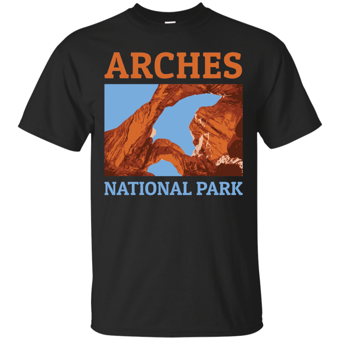 Arches National Park T-shirt - Utah Camping Hiking T