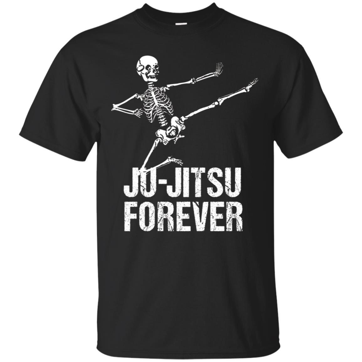 Ju-jitsu Forever Funny Skeleton Tshirt Martial Arts Fan Gift