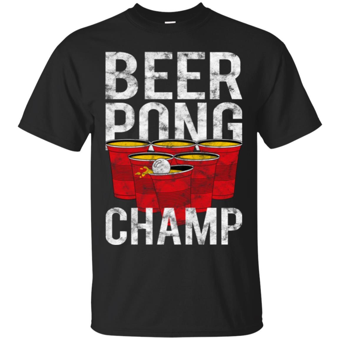 Beer Pong Champion Funny Beer Design T-shirt