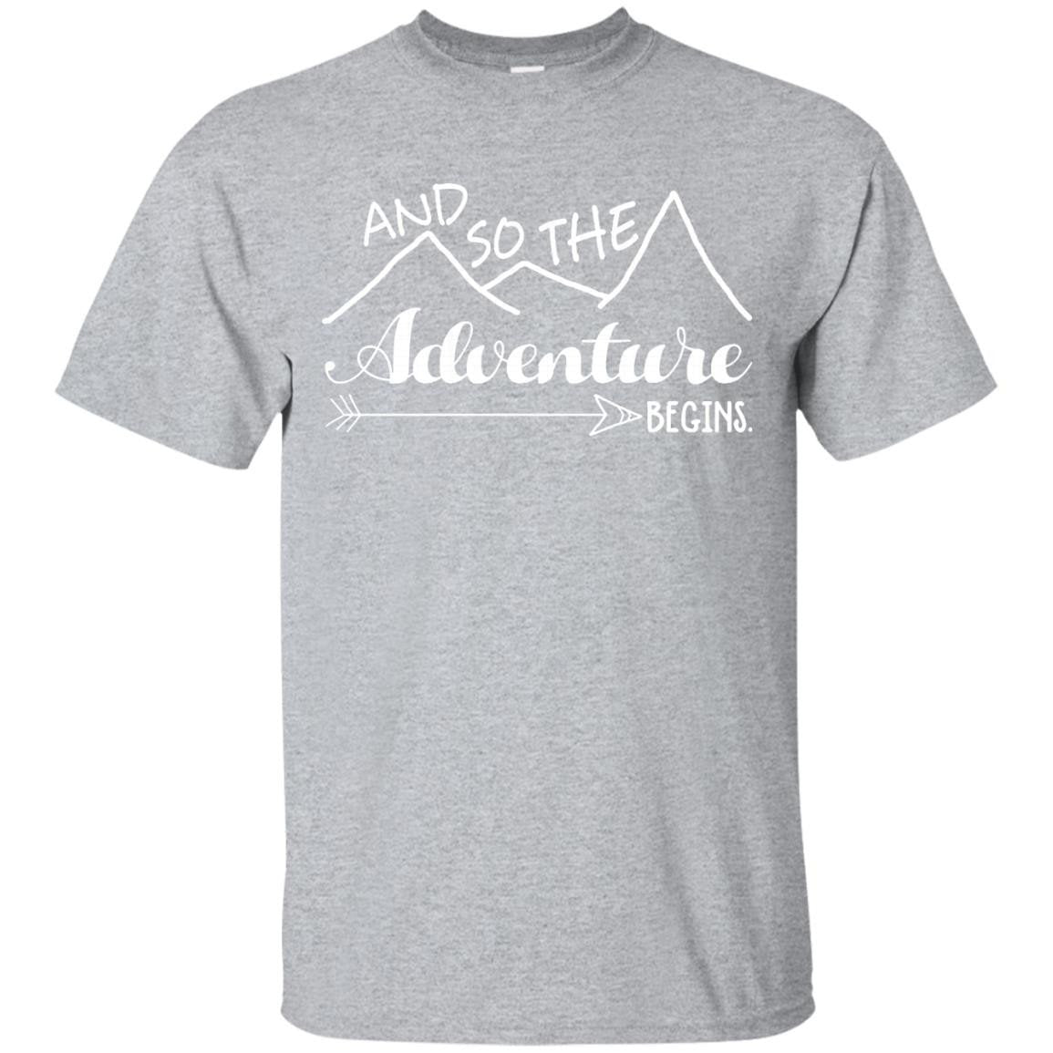 Remarkable Camper Love Camping Gift, And So The Adventure Begin T Shirt