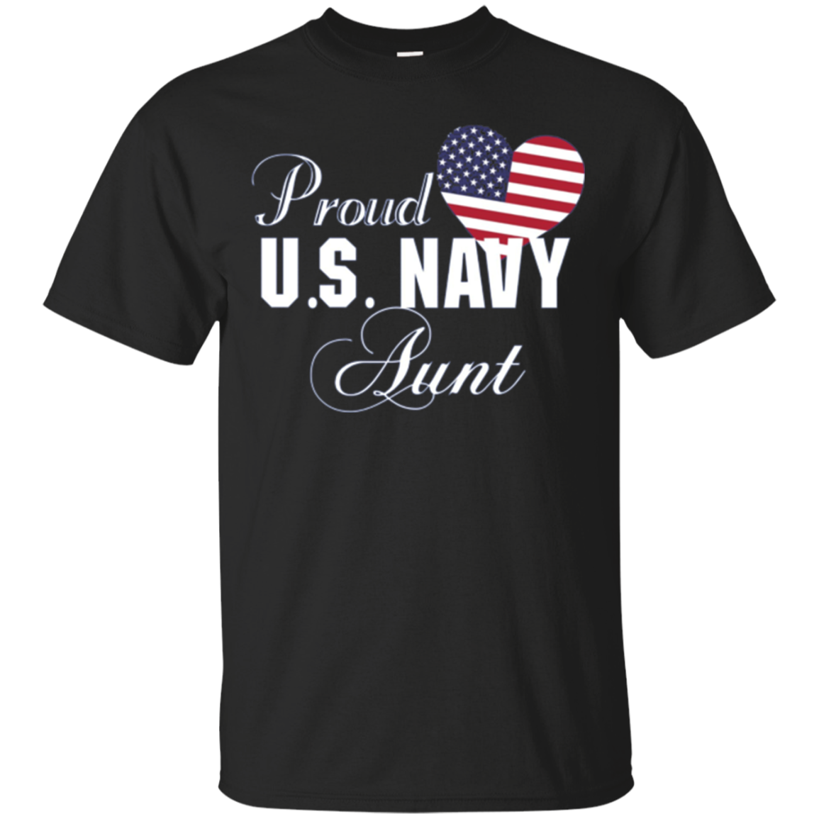 Pride U.s. Army - Proud Navy Aunt Heart T-shirt