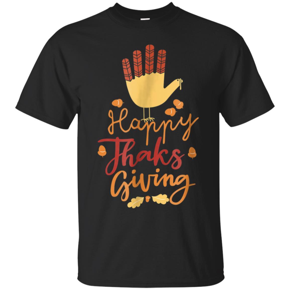 Family Photo Thanksgiving Tshirt Cute Hand Turkey T-shirts Hooide
