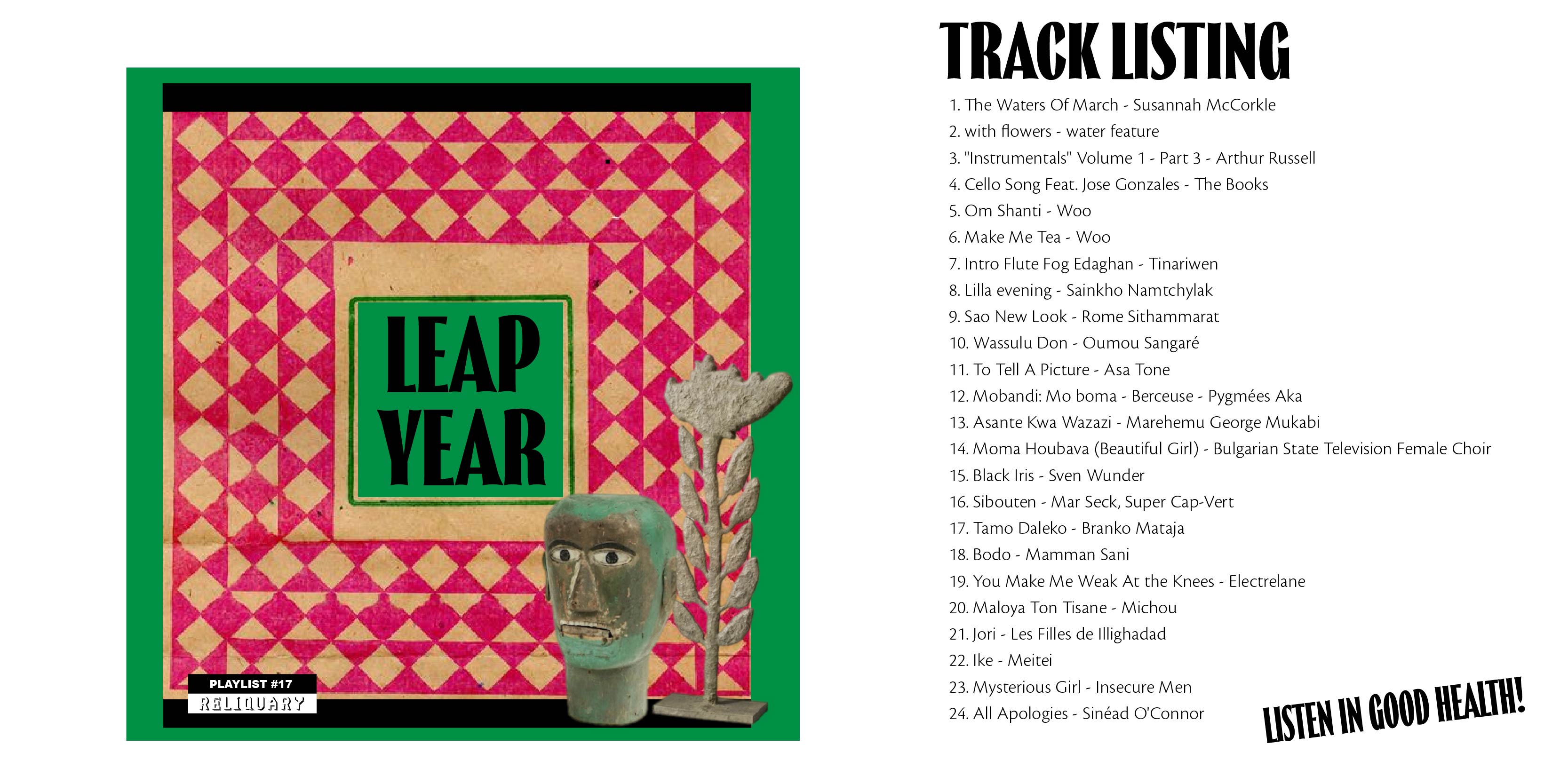 LISTEN: Reliquary Playlist #17 Leap Year