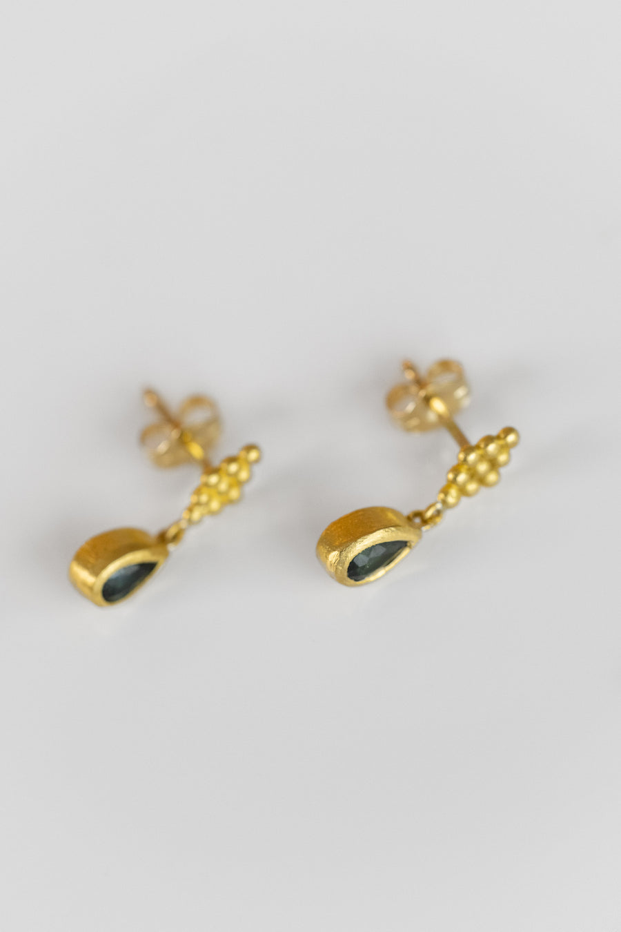 Prounis Sapphire Small Nona Earrings Reliquary