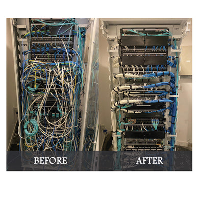 Rack Cable Re-Arrangement