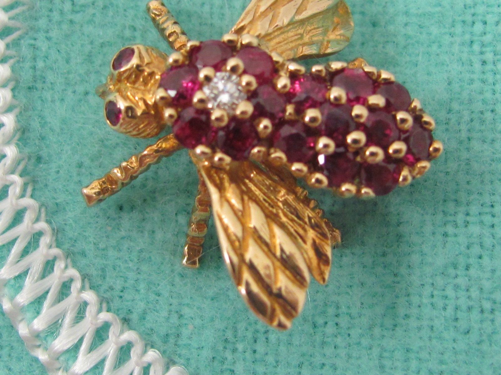 tiffany bee brooch