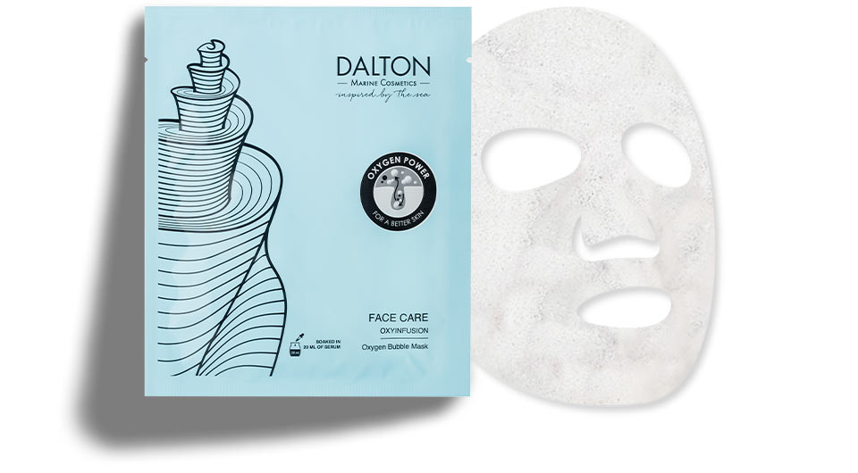 Foaming bubble face mask