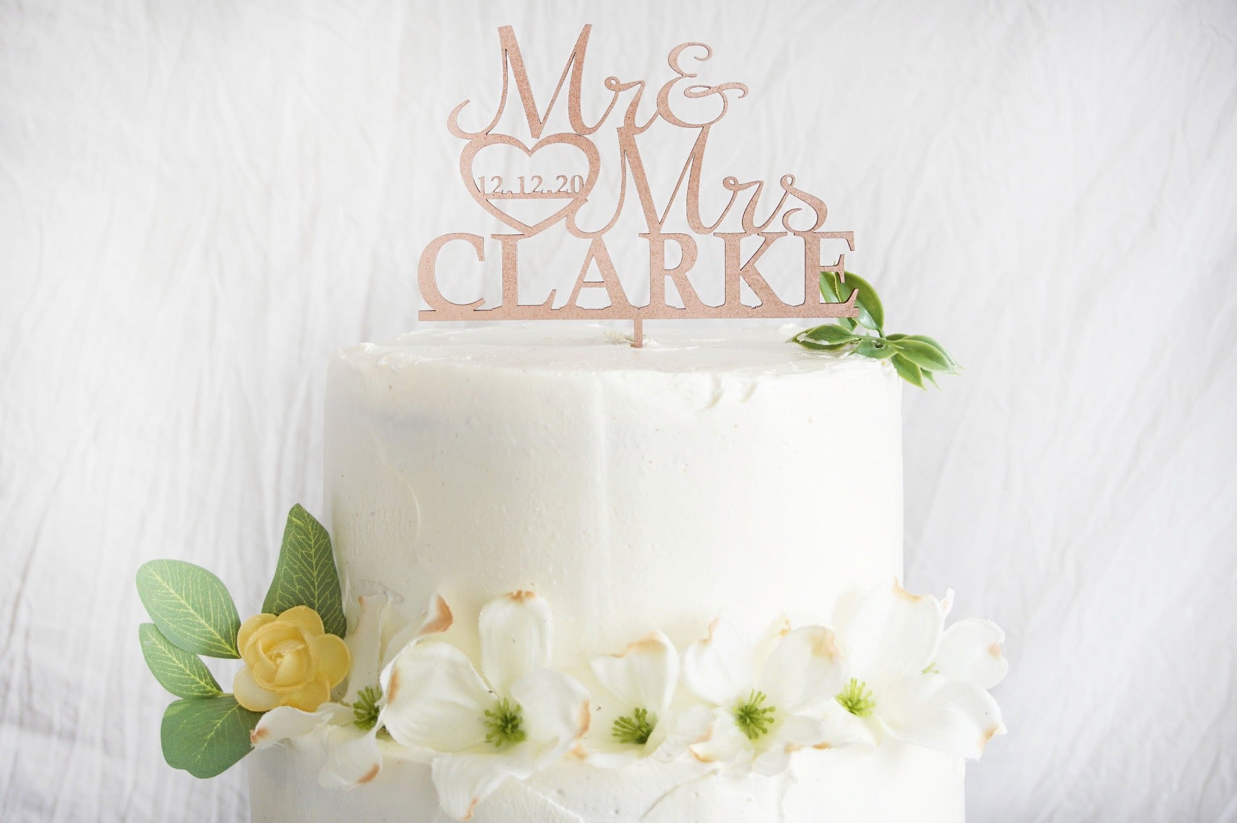 Wedding & Anniversary Cake Toppers - designLEE Studio