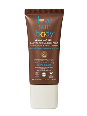 Just Launched... Glow Natural Daily Tinted Mineral Face Sunscreen & Moisturizer SPF 30