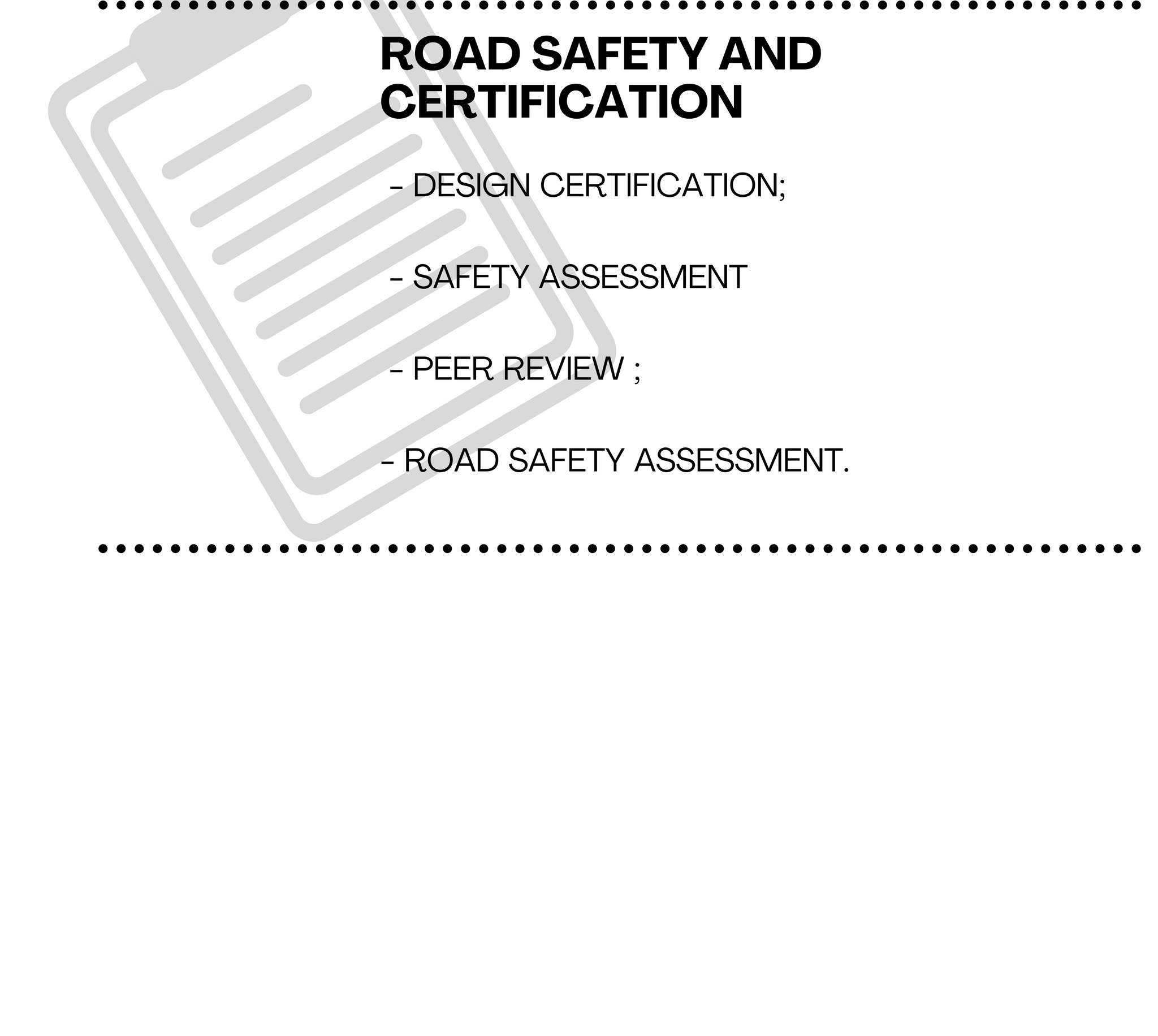 ZEKACORP SERVICES - SAFETY & CERTIFICATION