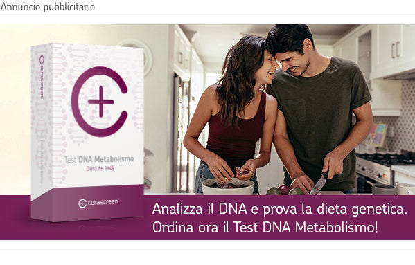 Ordina il test del metabolismo e scopri la dieta genetica personale