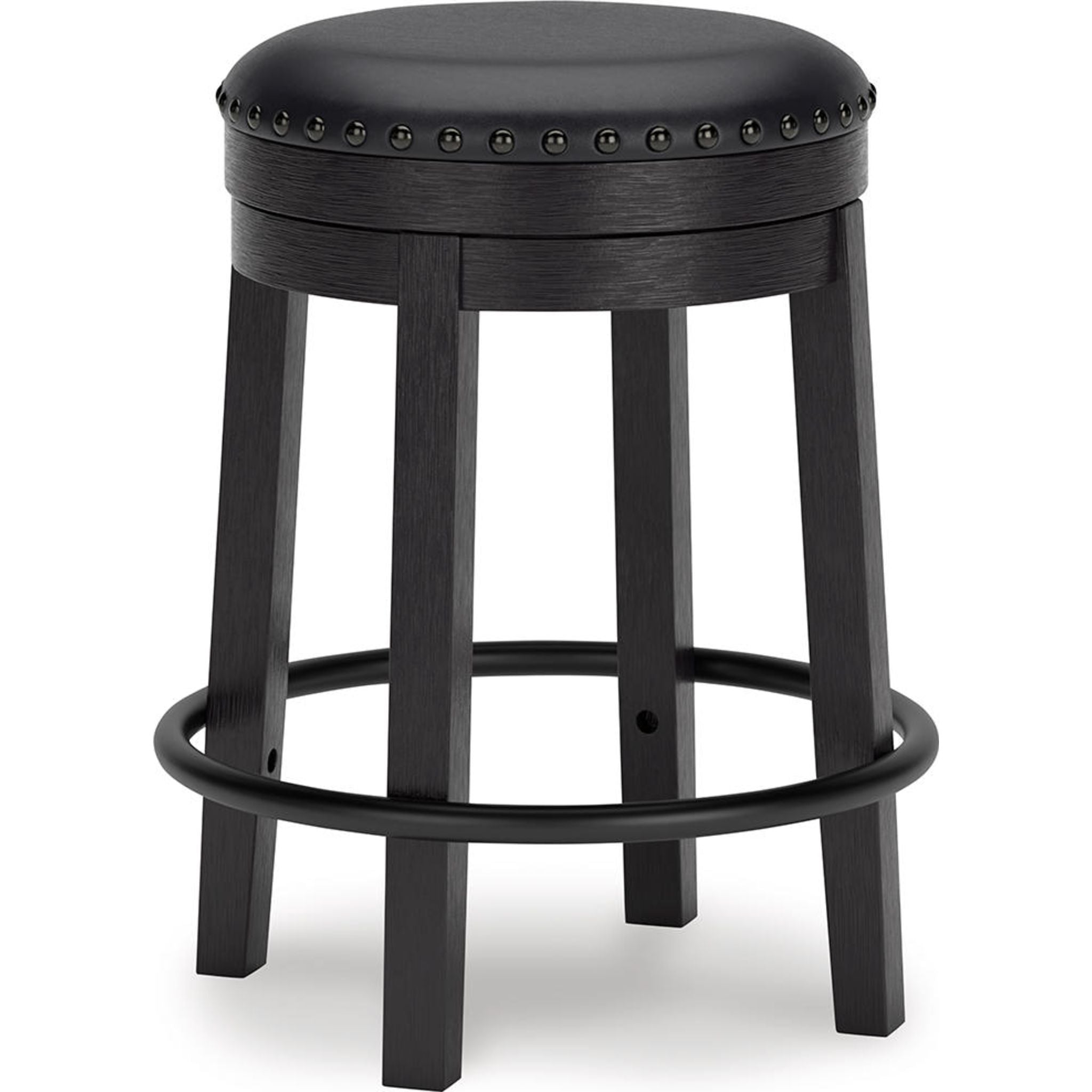 Valebeck Counter Height Stool - Black - (D546-824) - Furniture Villa product image