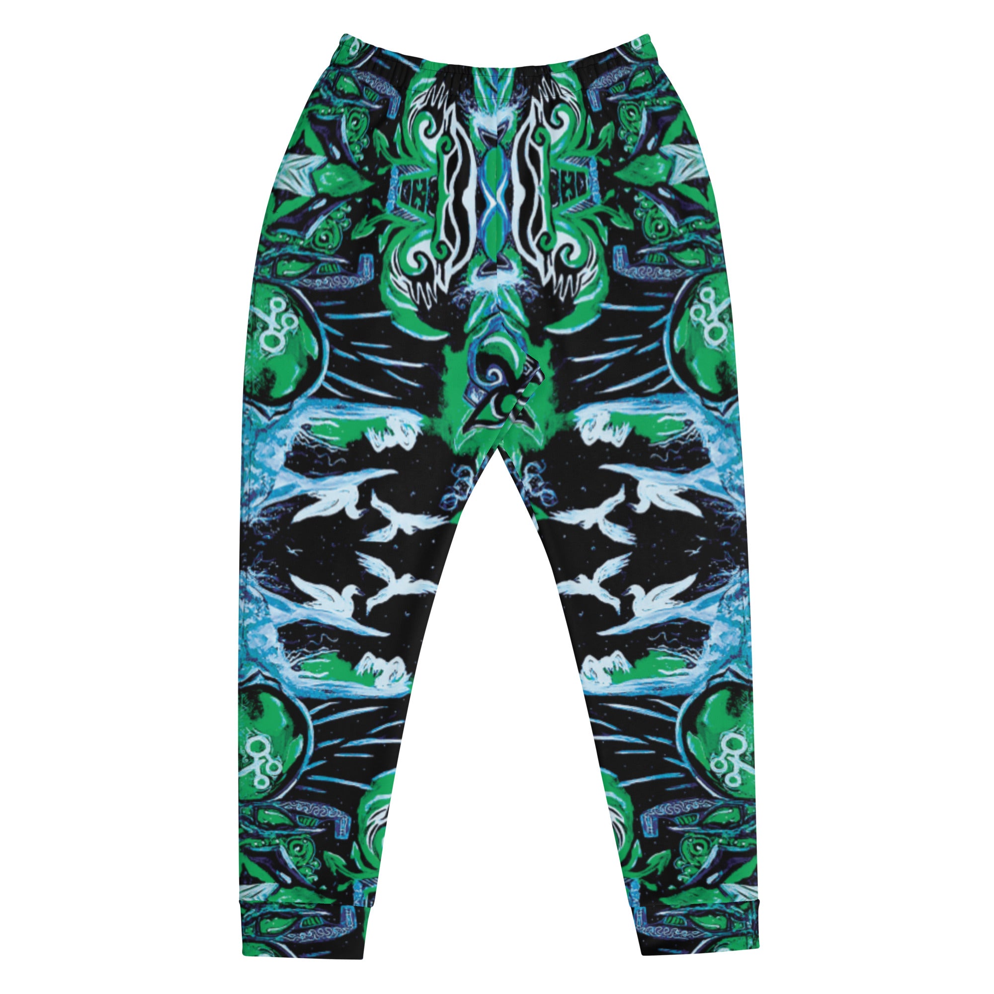 Green Galactic Goblin Joggers