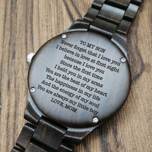 engraved watches for son from mom and dad