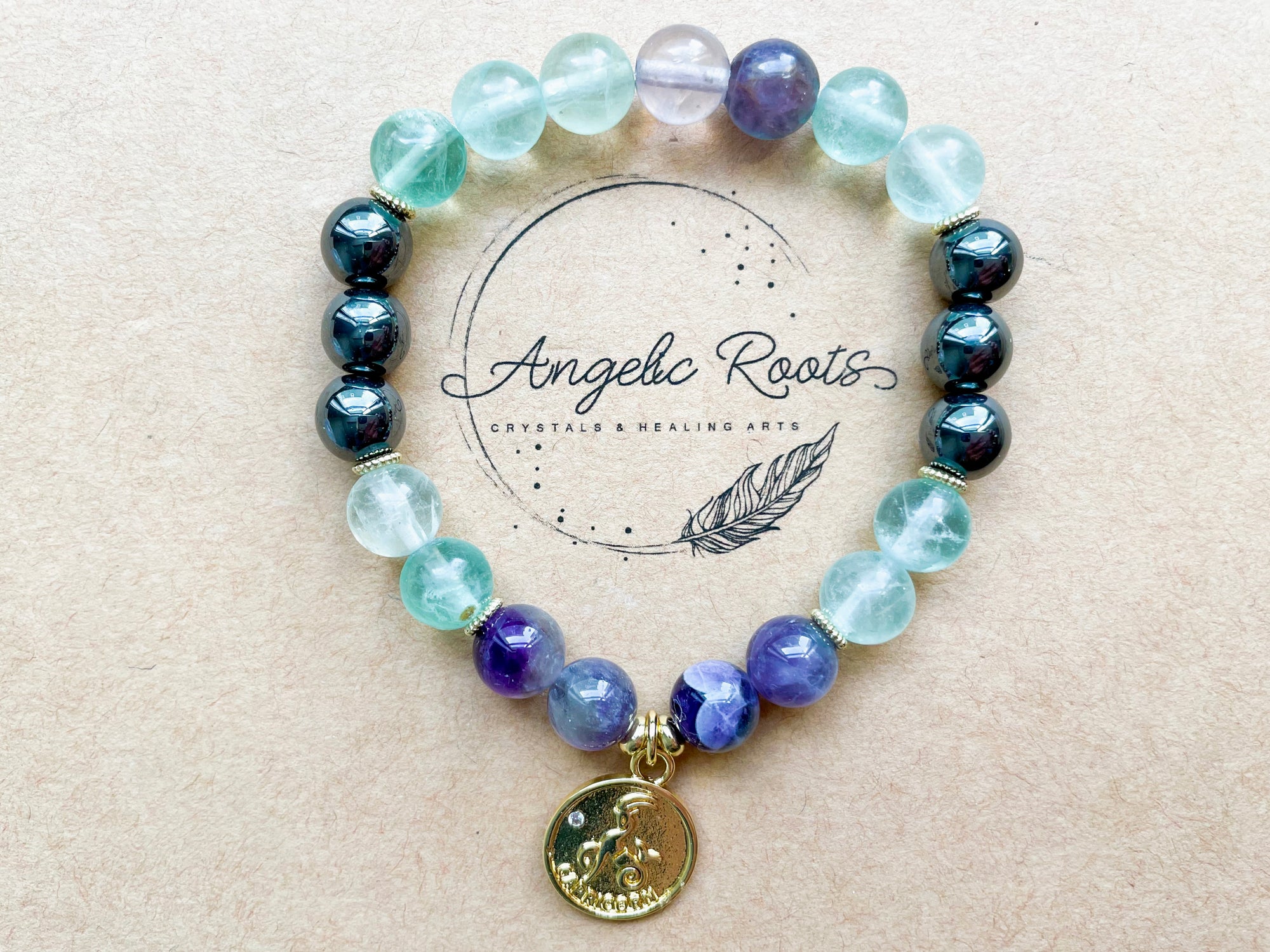 Fluorite Bracelet HG – 5D Healing Crystals