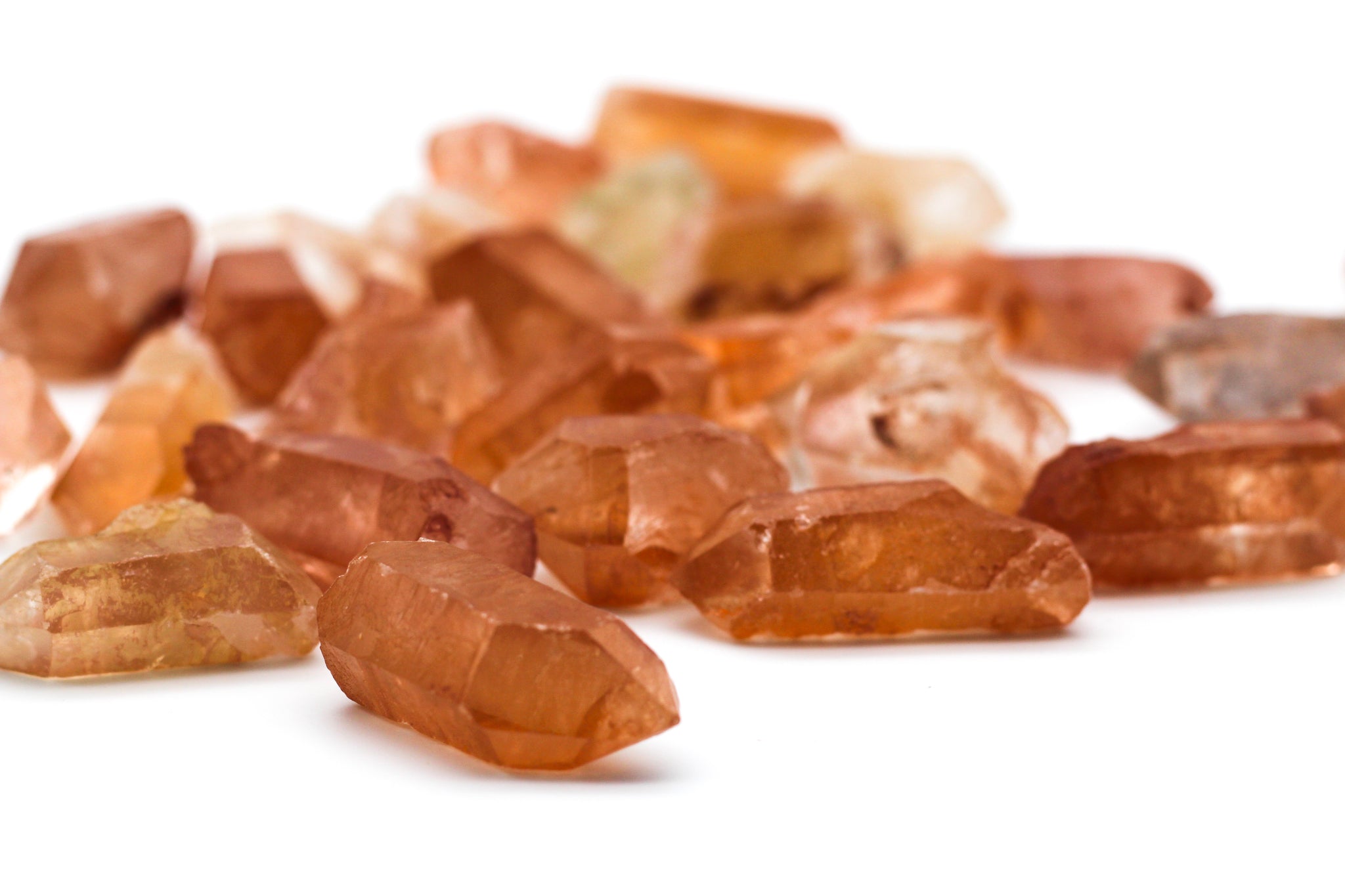 lemurian tangerine quartz