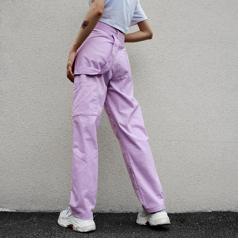 lavender cargo pants