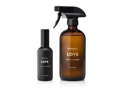 love aromatic mist set with refill