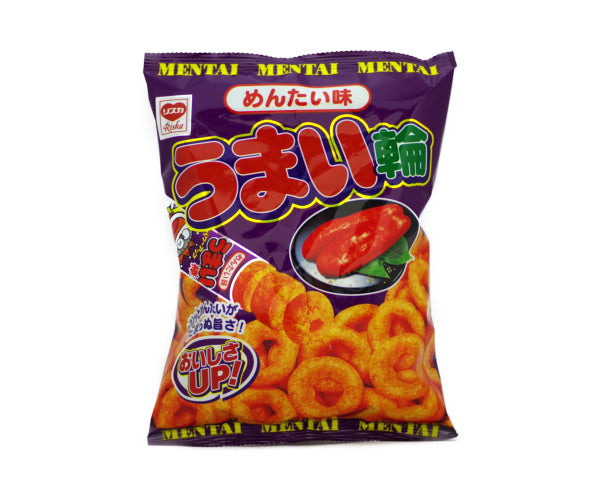 リスカ うまい輪 めんたい味 75g Riska Umaiwa Mentai Flavor 75g Dainobu Shop