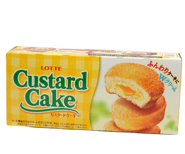 ロッテ カスタードケーキ 6個入 Lotte Custard Cake 6pcs Dainobu Plus