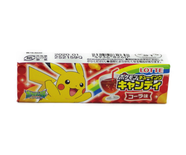 ロッテ ポケモン チューイングキャンディ コーラ味 1bag Lotte Pokemon Chewing Candy Cola 1bag Dainobu Plus