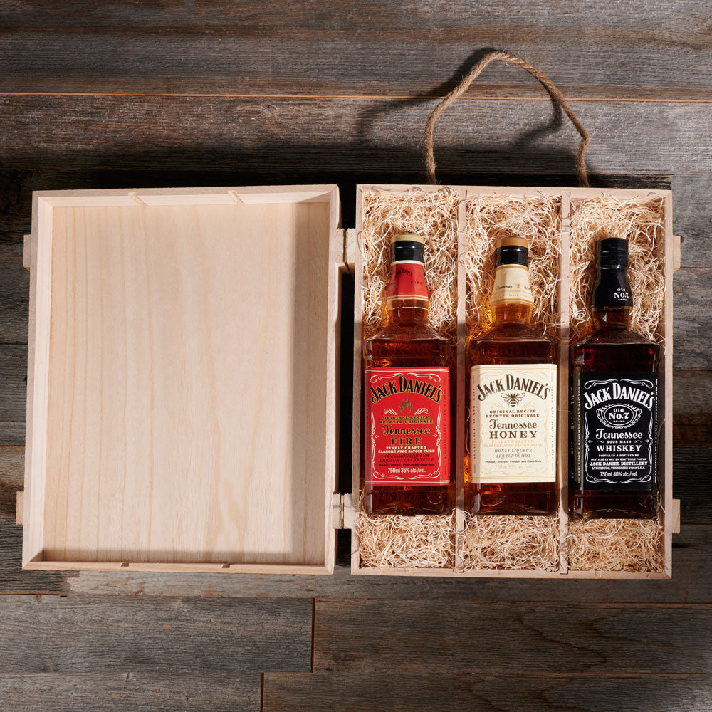 Whiskey Tasting Gift Crate Liquor Gift Baskets Canada