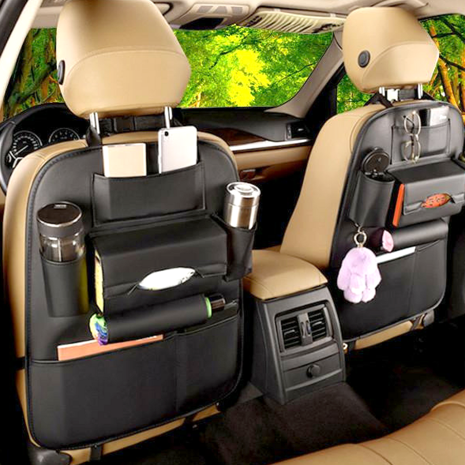 Car back seat organizer information