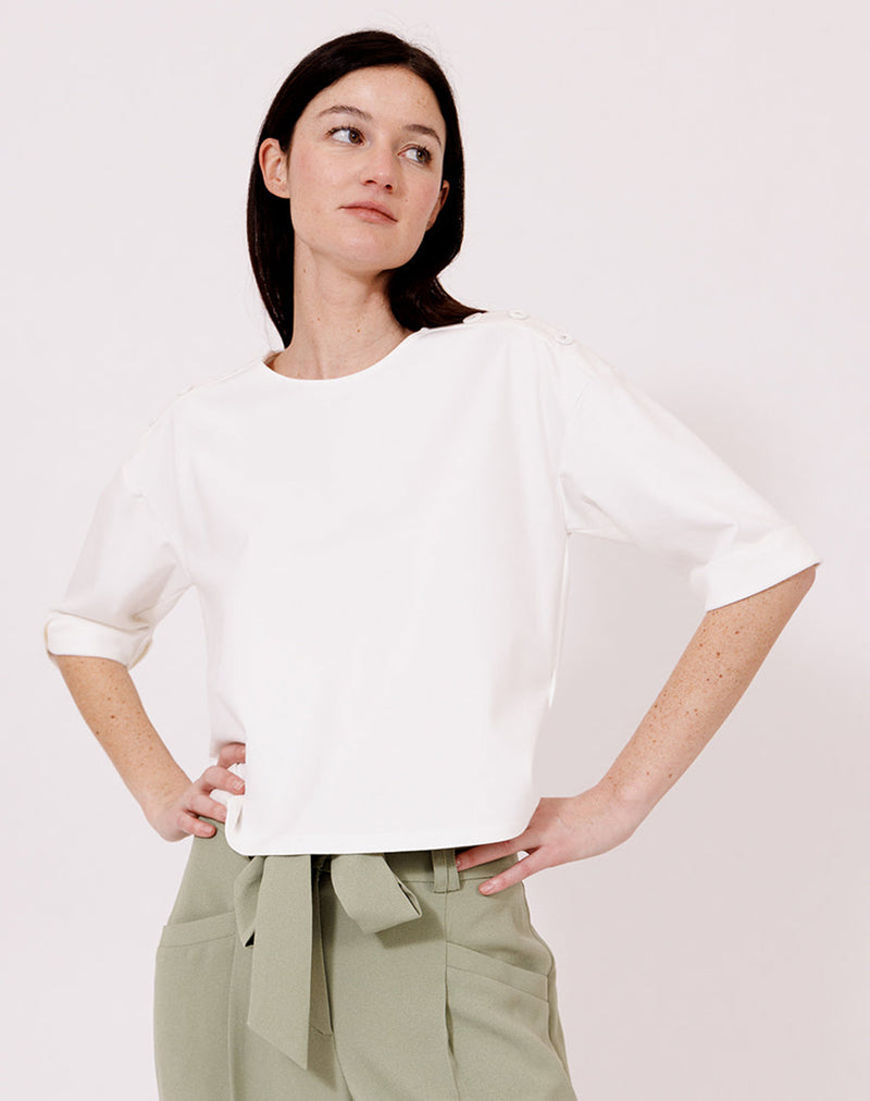 Camisetas Manga Corta Mujer  Moda y Confort En Punto Blanco
