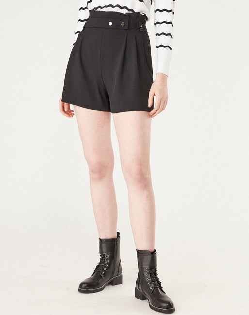 Short de vestir Color Negro | Shorts Mujer | NafNaf España
