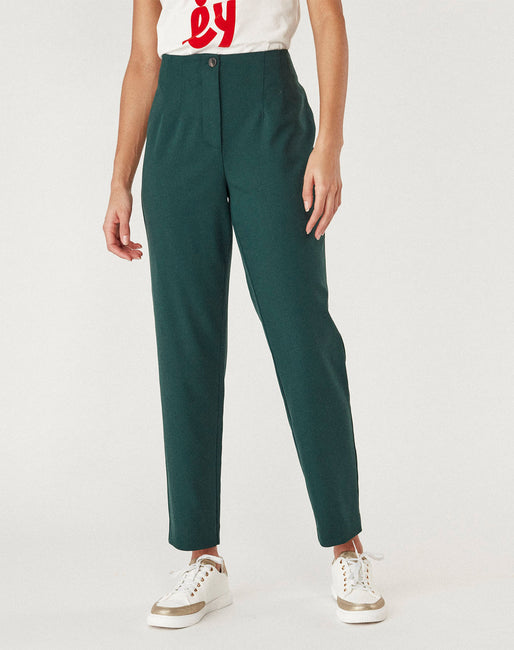 Pantalón Verde | Pantalones | NafNaf España