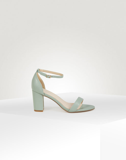 Sandalias tacón Color Mint Accesorios Mujer | NafNaf España