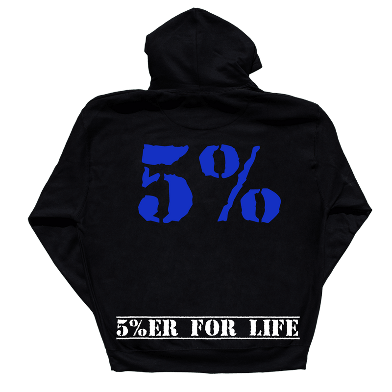 Download Love It Kill It - 5%ER For Life, Black Hoodie with Blue ...