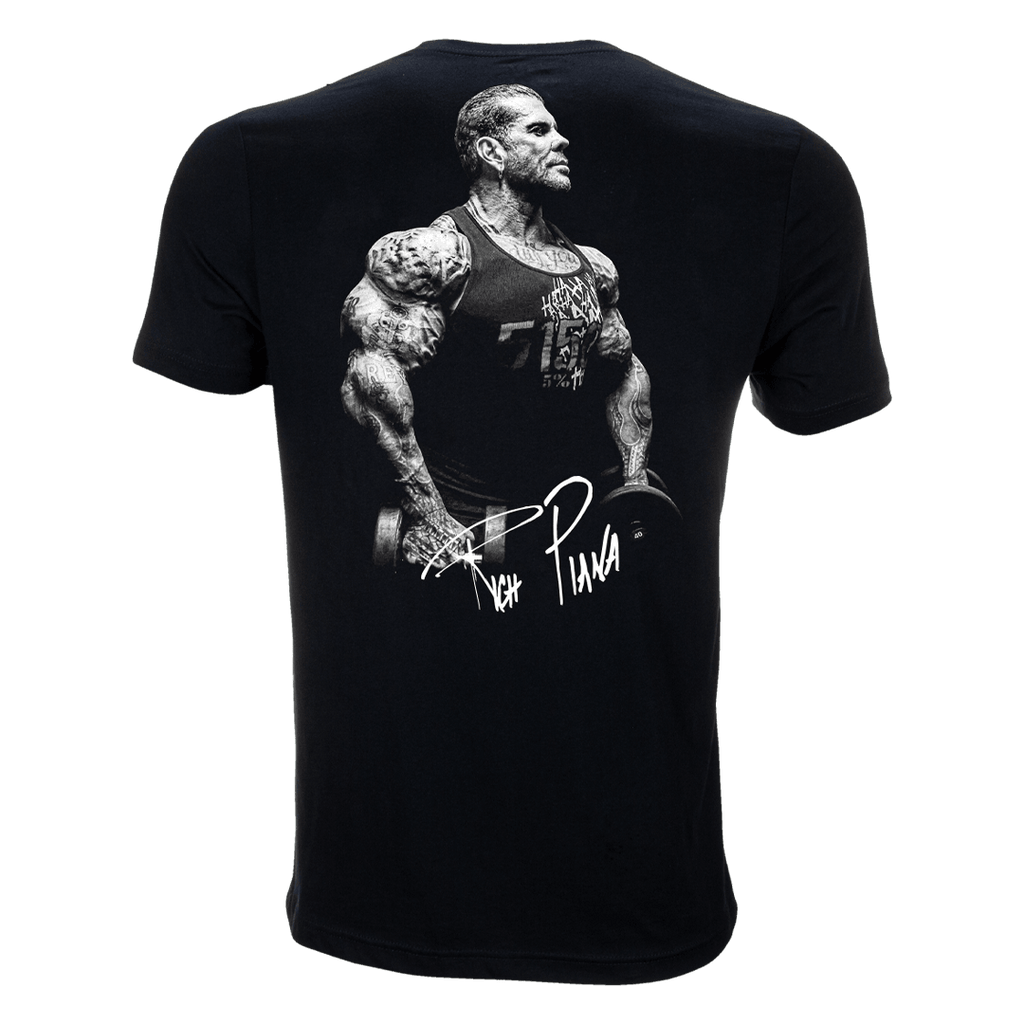 Rich Piana, T-Shirt with Lettering 5% Nutrition