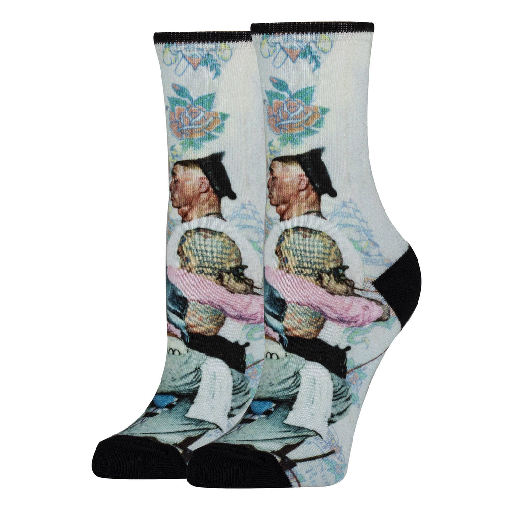 Sailor | Women's Cotton Crew Funny Socks
