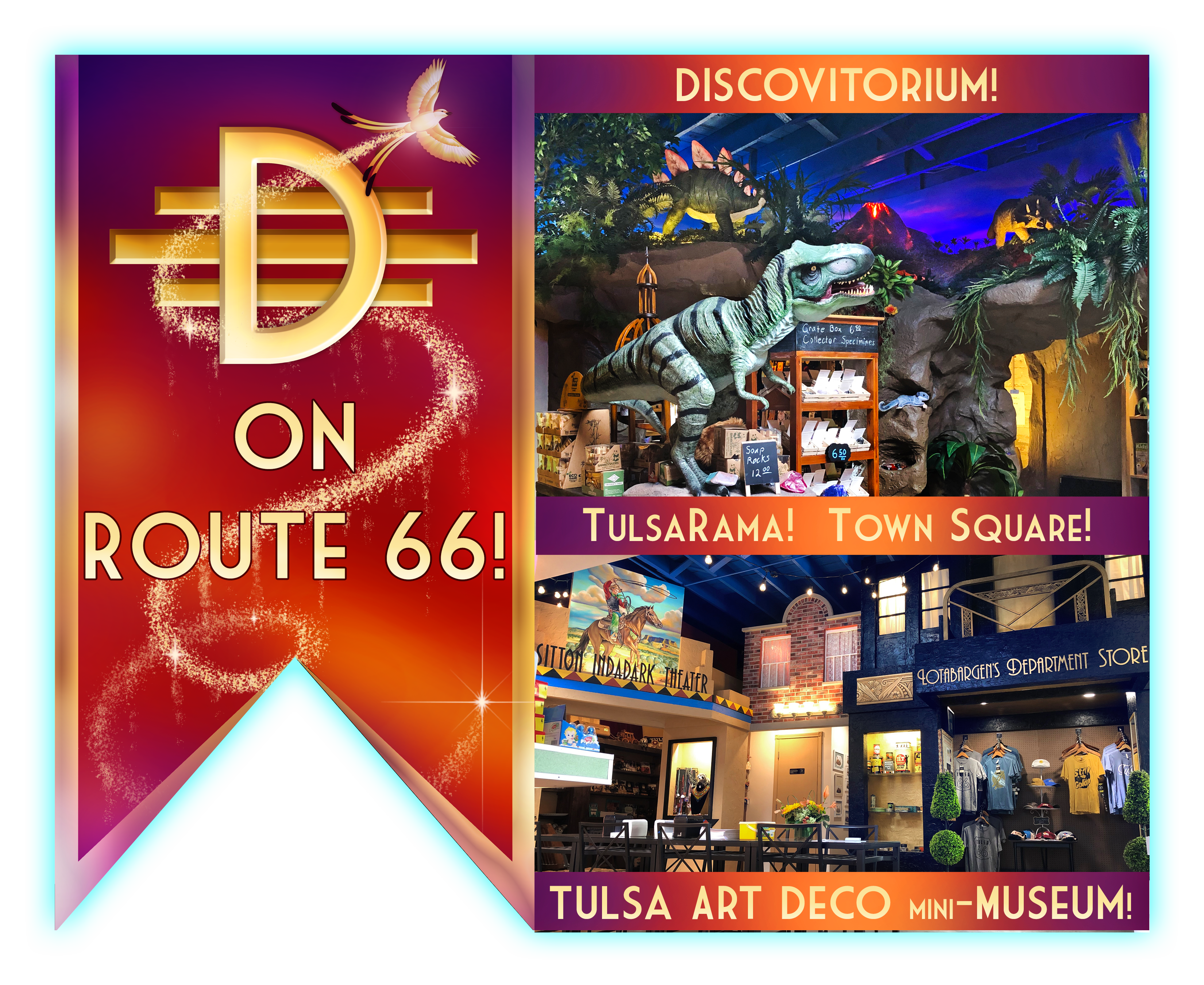 mit billiger Ware handeln DECOPOLIS 66 & TulsaRama! Decopolis – Tulsa