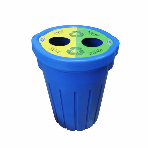 Plastic 4 Station 45L Recycle Bin — Pioneer Plastics