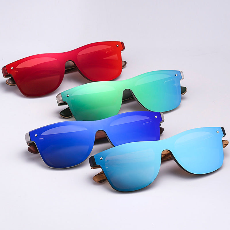 Unisex Rimless Wayfarer Polarized 