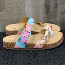 Load image into Gallery viewer, A Walk in the Park Sandals in Tie Dye
