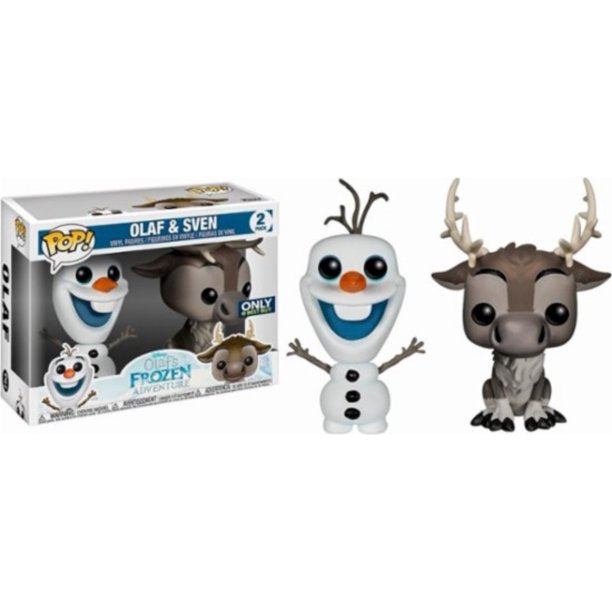 Pop Disney's Frozen 2-Pack Olaf & Sven Best Exclusive | TOY DROPS