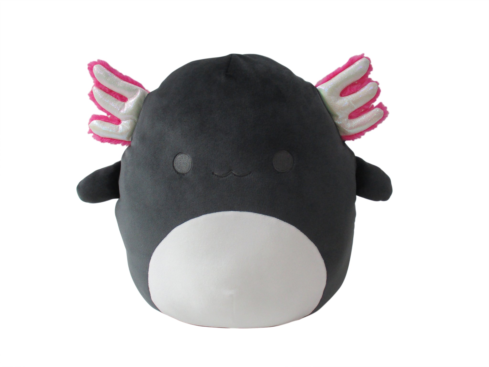 SQUISHMALLOW 12'' EXCLUSIVE BLACK WITH PINK EARS AXOLOTL - JAELYN | TOY ...