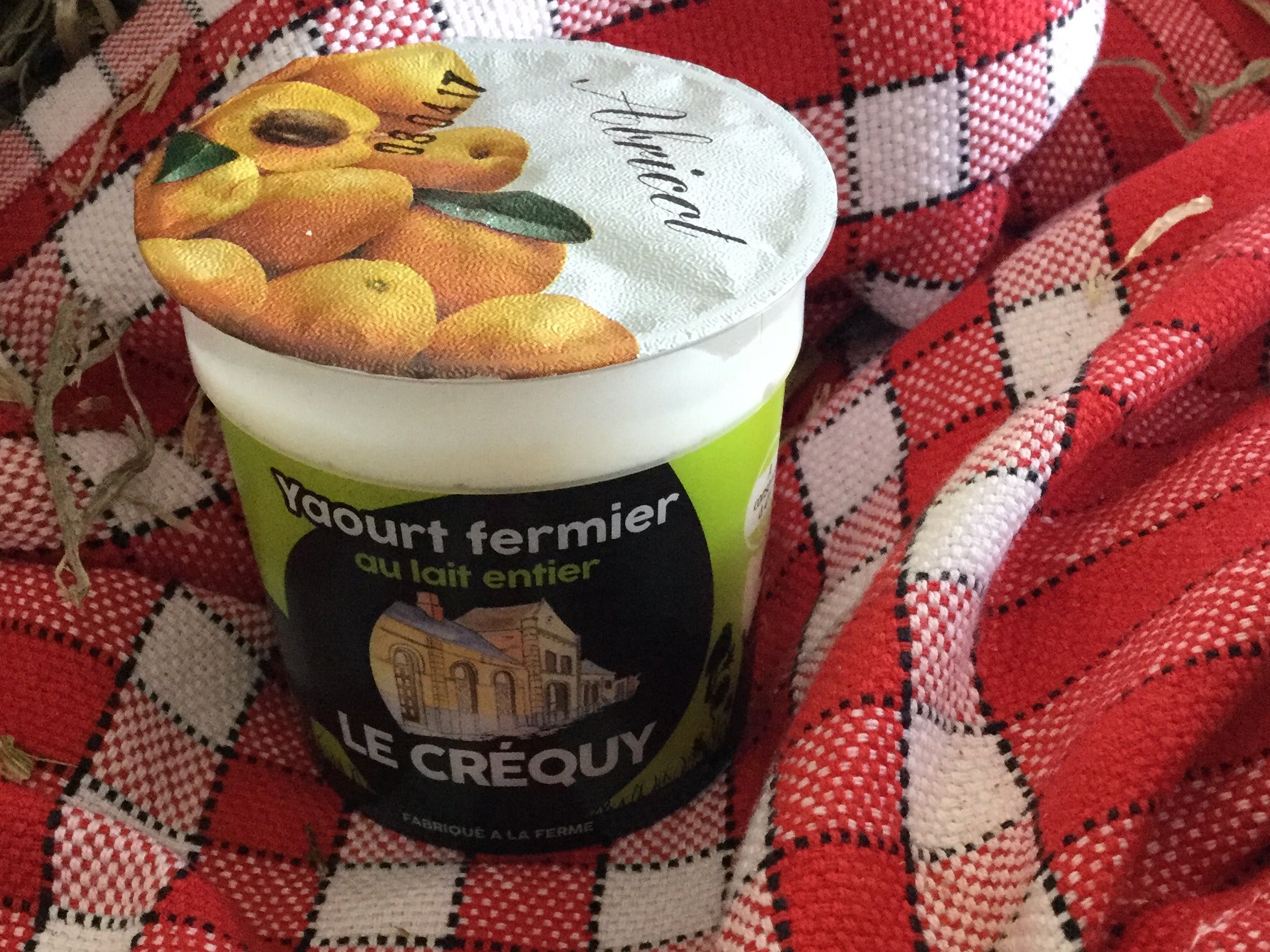 YAOURT FERMIER brassé abricot avec morceaux