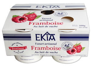 Ekia, yaourt brassé framboise au lait de vache