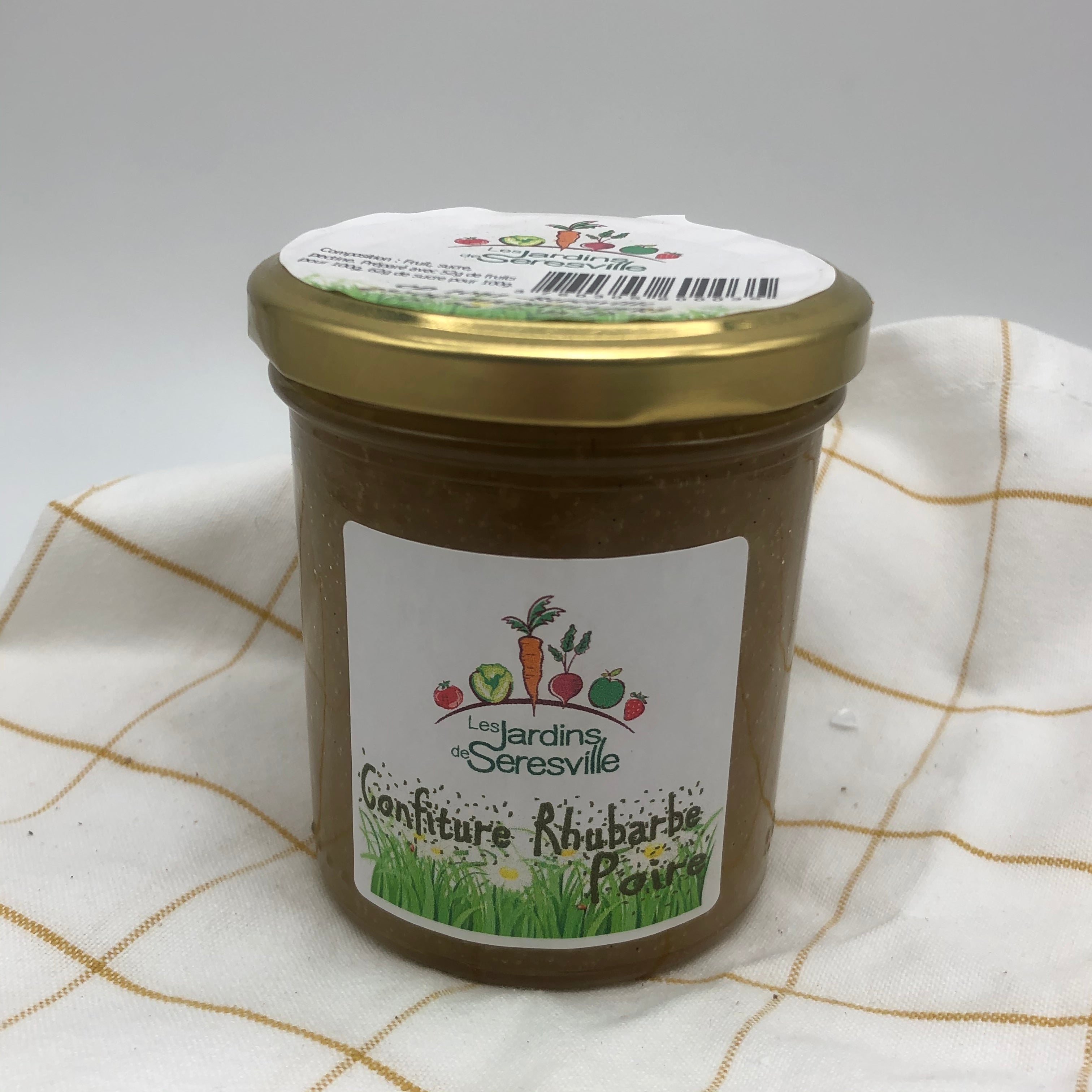 Confiture rhubarbe poire